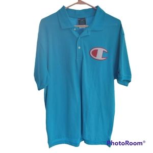 Champion Raised Logo Polo Shirt